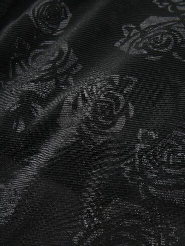 Rosegal Women Plus Size Rose Flower Printed Buckle Grommet Split Layered Gothic Tank Top in Saudi Arabia