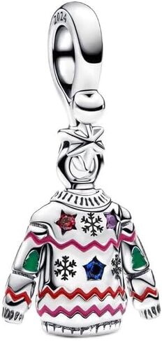 Christmas Charm 925 Sterling Silver Charms Fit Women Bracelet And Necklaces Bead Charm Pendant Jewelry Gifts For Family Friends in Saudi Arabia