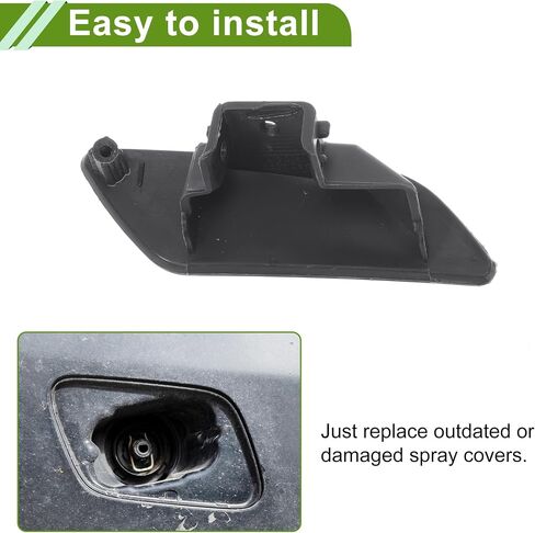 Front Right Bumper Headlight Washer Nozzle Cover Cap No.97050573200 Bumper Trim Nozzle Cover for Porsche Panamera 2014-2016 Black Plastic 1 Pcs in Saudi Arabia