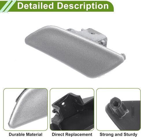 Front Right Bumper Headlight Washer Nozzle Cover Cap No.97050573200 Bumper Trim Nozzle Cover for Porsche Panamera 2014-2016 Black Plastic 1 Pcs in Saudi Arabia
