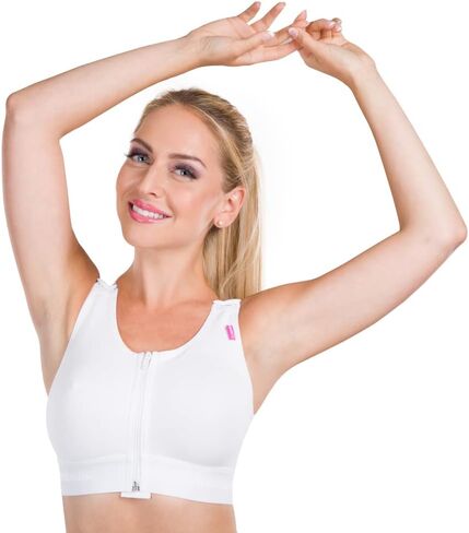 LIPOELASTIC® PI Super Variant - حمالة صدر ما بعد الجراحة - أكواب قطنية بدون خياطة مع خطاف أمامي قابل للتعديل وإبزيم على شكل حلقة in Kuwait