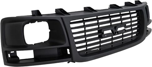 Garage-Pro Grille Assembly Compatible With 2003-2014 Chevrolet Express 1500, Fits 2003-2014 GMC Savana 1500 Textured Black Shell and Insert Plastic Grille in Saudi Arabia