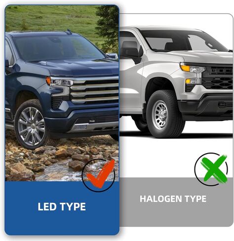 مصباح أمامي Zhaoyang LED متوافق مع Chevy شيفروليه سيلفرادو 1500 2022 2023 2024 مجموعة المصابيح الأمامية بديلة لعدسة شفافة (جانب الركاب الأيمن) in Kuwait