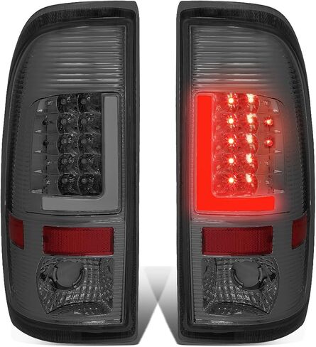 DNA MOTORING TL-F15097-LED-3D-CH-SM LED ثلاثي الأبعاد للسائق وجانب الركاب [متوافق مع 99-07 Ford F-250 F350 F-450 F-550 / 97-03 F-150 / 2004 F-150 Heritage / 97-99 F-250] in Saudi Arabia