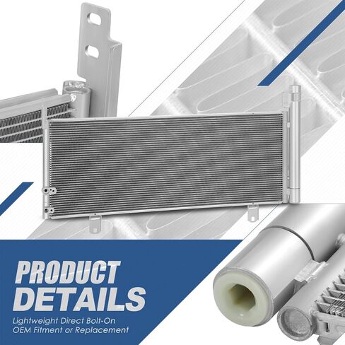 Auto Dynasty Air Conditioning A/C Condenser Compatible with 2007-2011 Toyota Camry, Aluminum AC Condenser Replacement DPI 3694, TO3030313 in Saudi Arabia