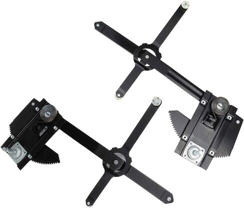 Front a Pair of Set Power Window Regulator Without Motor fits for 1977-1991 for Chevy Blazer 1977-1986 for Chevy C/K 10 20 30 Truck 1989-1991 for Chevy Suburban 740-650 740-651 in Saudi Arabia