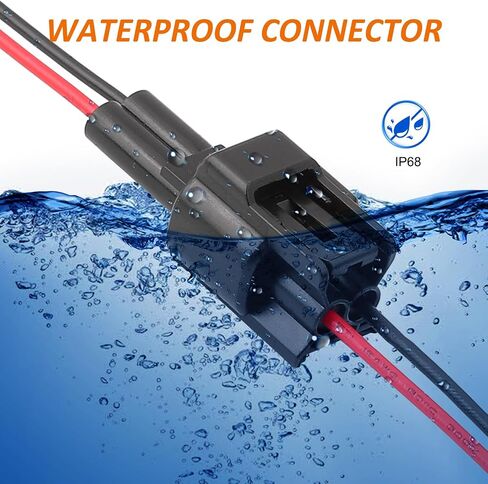 Connector Waterproof, 18AWG Electrical Car Auto Wire Connector Quick Disconnect Wire Connectors Male and Female for Car Truck Motorcycle Marine Boat (2pin 5 Kits) in Kuwait