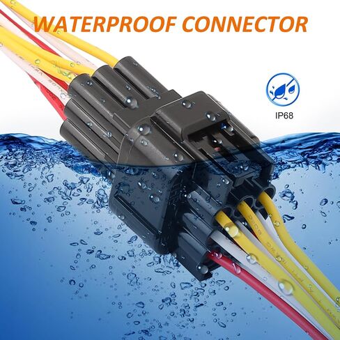 Connector Waterproof, 18AWG Electrical Car Auto Wire Connector Quick Disconnect Wire Connectors Male and Female for Car Truck Motorcycle Marine Boat (2pin 5 Kits) in Kuwait