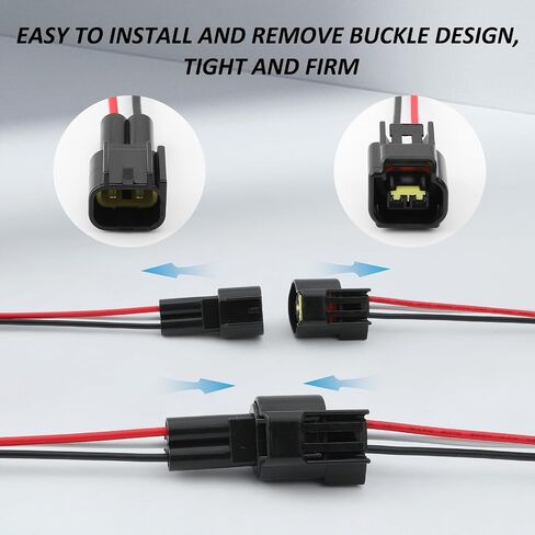 Connector Waterproof, 18AWG Electrical Car Auto Wire Connector Quick Disconnect Wire Connectors Male and Female for Car Truck Motorcycle Marine Boat (2pin 5 Kits) in Saudi Arabia