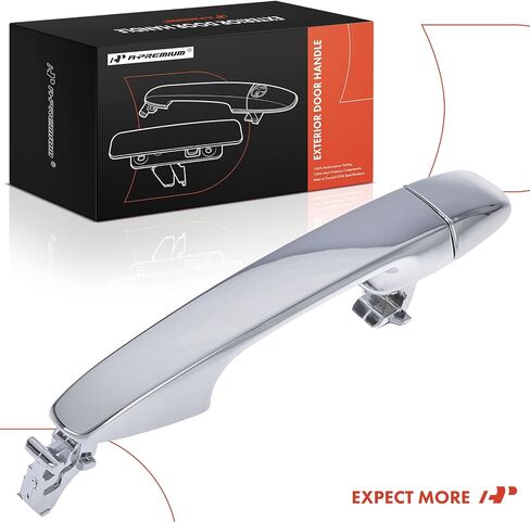 A-Premium Rear Driver or Passenger Side Exterior Door Handle Compatible with Toyota Sienna 2011-2022, Chrome, Replace# 6923008060 in Saudi Arabia