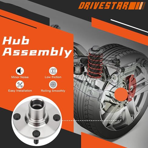 DRIVESTAR Front or Rear Wheel Hub 930-550 for Ford Escort 1991-2002, Mazda 323 1990-94, MX-3 92-95, Miata 90-05, Protege 1990-2003, Mercury Tracer 1991-99 in Saudi Arabia