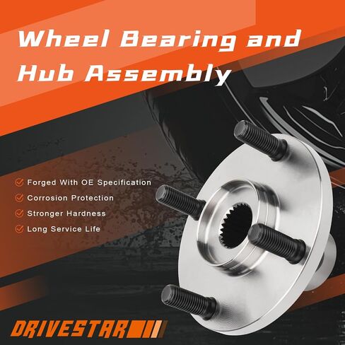 DRIVESTAR Front or Rear Wheel Hub 930-550 for Ford Escort 1991-2002, Mazda 323 1990-94, MX-3 92-95, Miata 90-05, Protege 1990-2003, Mercury Tracer 1991-99 in Saudi Arabia