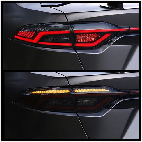 أضواء خلفية LED وإضاءة الباب الخلفي لسيارة Toyota Corolla 2020 2021 2022 2023 4 قطع لبدء الرسوم المتحركة DRL مجموعة مصابيح خلفية بمؤشر متسلسل (تعتيم) in Kuwait