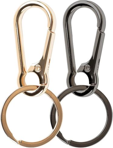 2 PCS Metal Keychains, Anti Fading Keychains with Chain Ring Holder Organizer for for Car and Keys Finder Women Men in Saudi Arabia