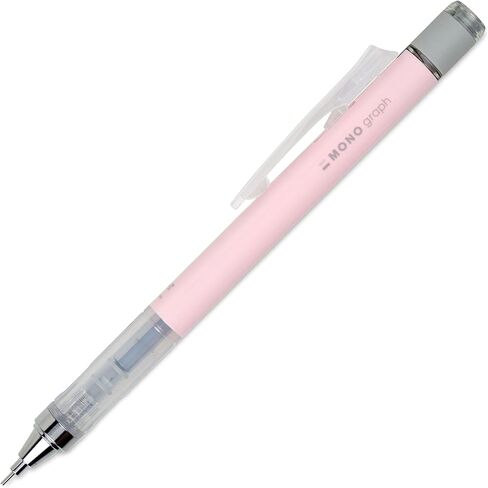 Tombow MONO GRAPH MECHANICAL PENCIL, LIMITED EDITION MINERAL COLOR, 0.5mm, Apricot Pink in Saudi Arabia