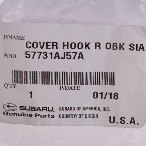 Subaru Rear Bumper Center Center Tow Eye Cap Cover for 2010-2017 Oubtback - 57731AJ57A - Genuine OEM in Saudi Arabia