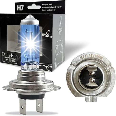 H11 Halogen Headlight Bulb Sharp White Increased Brightness 12V High Beam, Low Beam Fog Replacement Bulb 2 Pack in Saudi Arabia