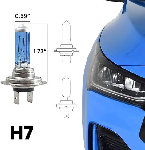 H11 Halogen Headlight Bulb Sharp White Increased Brightness 12V High Beam, Low Beam Fog Replacement Bulb 2 Pack in Saudi Arabia