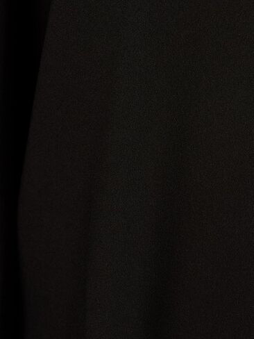 Adrianna Papell Womens Long Sleeve Woven Button Front Top with Contrast Neck Tie in Saudi Arabia