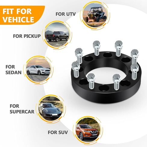 OCPTY 5x4.75 to 5x5 Wheel Adapters for Blazer for Camaro for Corvette for Eldorado for Firebird for Jimmy 1 inch 12x1.5 Studs 87.1mm Hub Bore Forged Hub Centric Wheel Adapters 5 lug 2PCS in Saudi Arabia