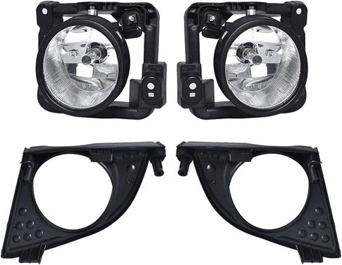 LH+RH Passenger and Driver Side Fog Driving Light Lamp with Bulb Replacement for 2009-2010 Acura TSX 33900/33950-TL0-A01 in Saudi Arabia