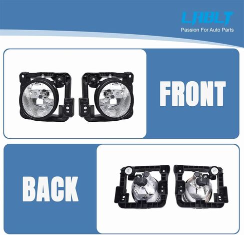 LH+RH Passenger and Driver Side Fog Driving Light Lamp with Bulb Replacement for 2009-2010 Acura TSX 33900/33950-TL0-A01 in Saudi Arabia