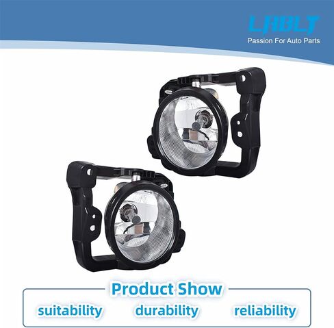 LH+RH Passenger and Driver Side Fog Driving Light Lamp with Bulb Replacement for 2009-2010 Acura TSX 33900/33950-TL0-A01 in Saudi Arabia