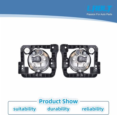 LH+RH Passenger and Driver Side Fog Driving Light Lamp with Bulb Replacement for 2009-2010 Acura TSX 33900/33950-TL0-A01 in Saudi Arabia