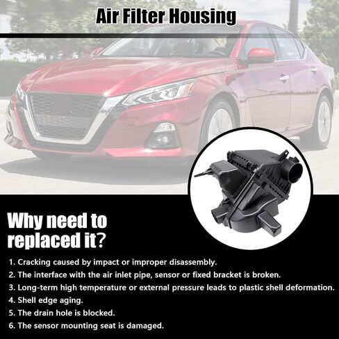 GXARTS Air Intake Air Cleaner Box Housing 16500-6CA0A Compatible with Nissan Altima 2.5 L 2019-2023 in Saudi Arabia