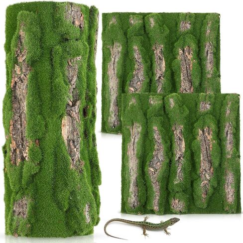 Artificial Moss Bark 11.8 x 11.8 inches Tree Plants Bark DIY for Tree Collar Sewer Decoration Water Pipe Pillar Cover Indoor Wall Garden Decor in Kuwait