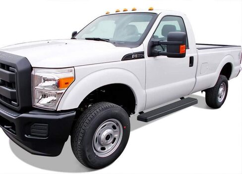 لوحات تشغيل APS Premium من الفولاذ المقاوم للصدأ باللون الأسود مقاس 6 بوصات متوافقة مع Ford F250 F350 SuperDuty Regular Cab 99-16 in Saudi Arabia