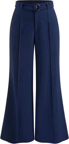 بنطال CIDER نسائي متوسط ​​الخصر بحزام متوهج كاجوال ومريح وأنيق in Kuwait