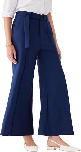 بنطال CIDER نسائي متوسط ​​الخصر بحزام متوهج كاجوال ومريح وأنيق in Kuwait