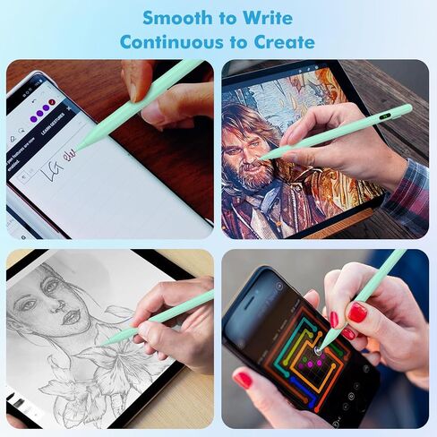 MoKo 4 Pack Replacement Tips for Apple Pencil, No Wear Out Fine Point Apple Pencil Tips, Mix Metal Tips for Apple Pencil 2nd/1st Gen/USB-C/Pro, Nibs for Apple Pencil in Saudi Arabia