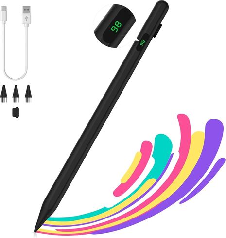 MoKo 4 Pack Replacement Tips for Apple Pencil, No Wear Out Fine Point Apple Pencil Tips, Mix Metal Tips for Apple Pencil 2nd/1st Gen/USB-C/Pro, Nibs for Apple Pencil in Saudi Arabia