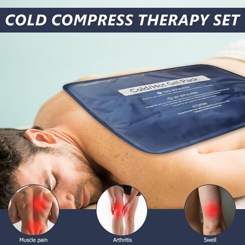 Small Gel Ice Packs, 18 Reusable Hot and Cold Gel Packs, Round Face Cold Compress for Small Wounds, Eyes, Face, for Relief of Pain, Toothache, Swelling from Breastfeeding in Saudi Arabia