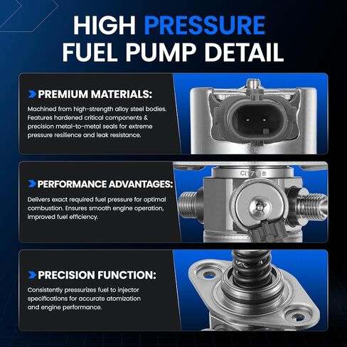 HM10017 High Pressure Fuel Pump Compatible with BMW 228i 320i 320ixDrive 328i 328i GTxDrive 328ixDrive 428i 428ixDrive 528i 528ixDrive X1 X3 Z4 in Saudi Arabia