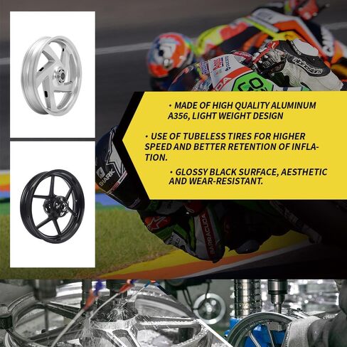 17" x 3.5" Black Front Wheel Rim for HONDA CBR 1000 RR CBR1000RR 2004 2005 2006 2007 in Saudi Arabia