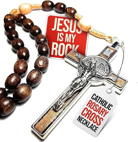 Relic Rosary 3rd Class of Saint Maria Goretti Patron of Victims of Rape, Crime Victims, Teenage Girls, Modern Youth Santa María Goretti (Brown) in Saudi Arabia