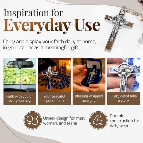 Relic Rosary 3rd Class of Saint Maria Goretti Patron of Victims of Rape, Crime Victims, Teenage Girls, Modern Youth Santa María Goretti (Brown) in Saudi Arabia