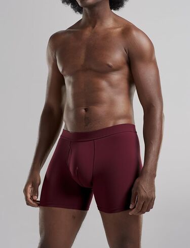 1/3 Pack Boxer Brief for Men Elastic Waistband Breathable Soft Cotton Blend Moisture Wicking Underwear in Saudi Arabia