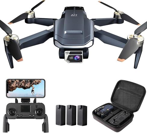 CHUBORY X10 PRO GPS Drone with Camera for Adults 4K UHD, 90 Min Long Flight Time,3280 FT Long Control Range, Auto Return, Follow Me, Brushless Motor, 5G FPV RC Quadcopter for Beginners(<0.55bl) in Saudi Arabia