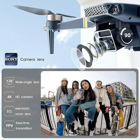 CHUBORY X10 PRO GPS Drone with Camera for Adults 4K UHD, 90 Min Long Flight Time,3280 FT Long Control Range, Auto Return, Follow Me, Brushless Motor, 5G FPV RC Quadcopter for Beginners(<0.55bl) in Saudi Arabia
