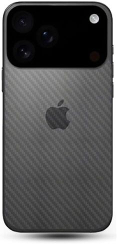 for iPhone 16 Pro Max Back Screen Protector 3D Carbon Fiber Ultra Thin 2024 iPhone Protector Film -2 pcs Transparent in Kuwait