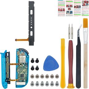 SmaFsan for Slide Rail Replacement for Nintendo Switch Joy con Controller , Left Right Slider Rail with Middle Button Holder,Buckle Lock (Left+Right) in Kuwait