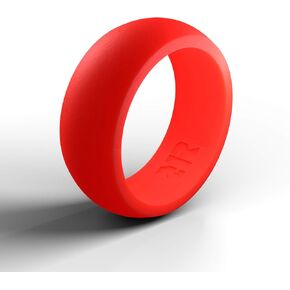 Men's Bright Orange Silicone Ring in Saudi Arabia