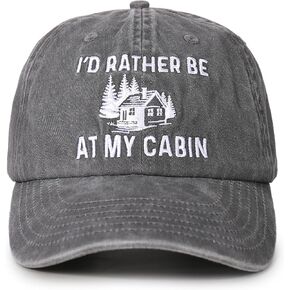 InnoBeta Cabin Gifts Hat, Gifts for Cabin Owner on Christmas, Birthday, Adjustable Embroidered Baseball Cap in Saudi Arabia
