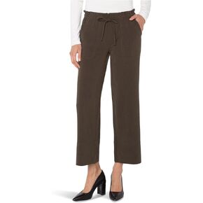 Liverpool Women's Pull on Tie Waist Wide Leg Ankle Pants in Kuwait