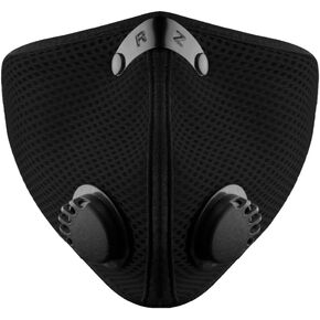 قناع RZ Mask M2 الشبكي لحماية الوجه من الغبار مع مرشحات كربون فعالة بنسبة 99.9% للأعمال الخشبية، والبناء، مقاس X-Large، أخضر آمن in Kuwait