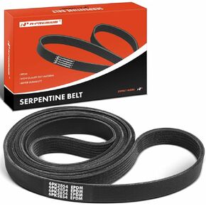 A-Premium Engine Serpentine Drive Belt Compatible with Chevrolet & GMC Cars - Silverado 2500 HD 2001, 3500, Sierra 2001, 3500 - DIESEL 6.6L, With 130A. Alternator in Kuwait